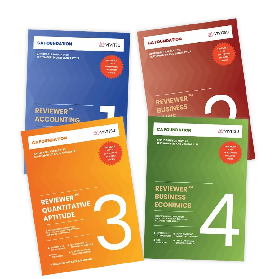 Vivitsu CA Foundation Reviewers for all four papers