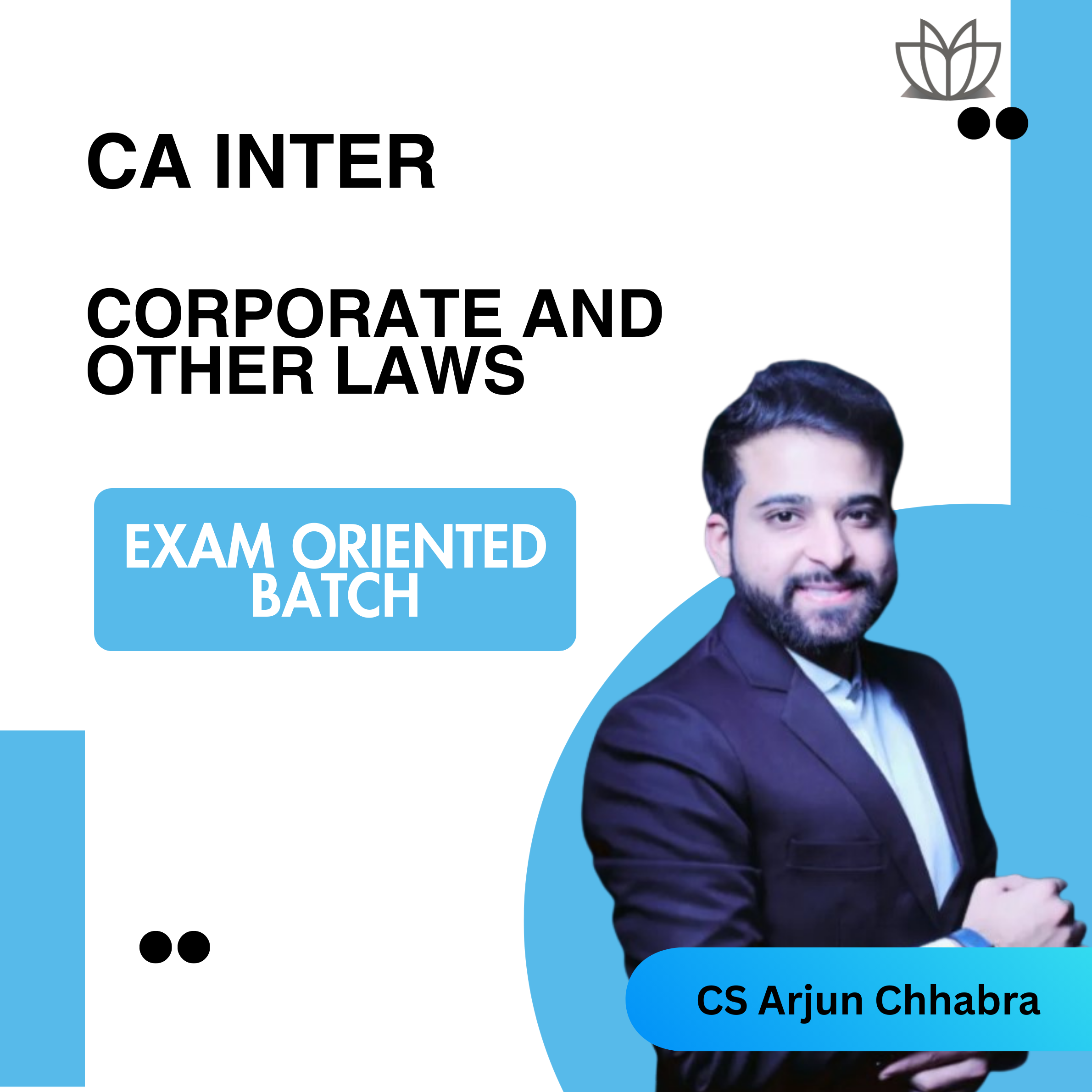 CA Inter Corporate and Other Law (Exam Oriented Batch) for May 26